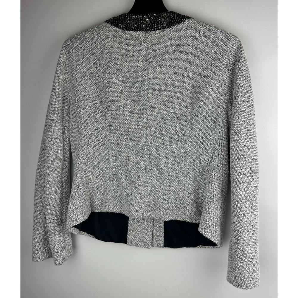 Lafayette 148 Set Embellished Boucle Snap Jacket & Skirt Tweed Sizes 12 & 14 - Picture 13 of 16